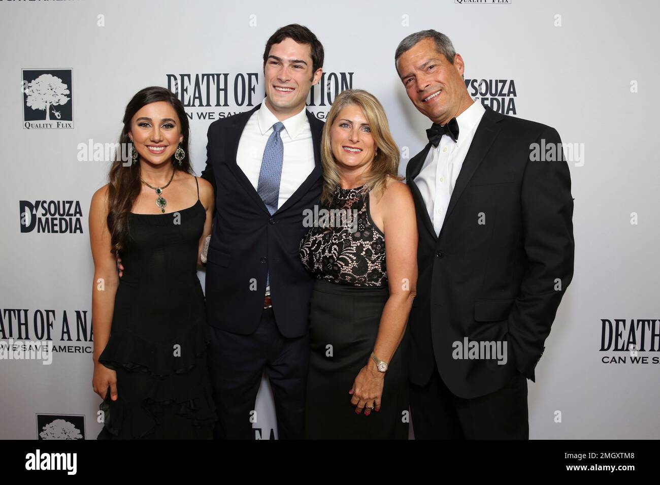 Danielle D'Souza, Brandon Gill, Judie Gill and Russell Gill seen at the