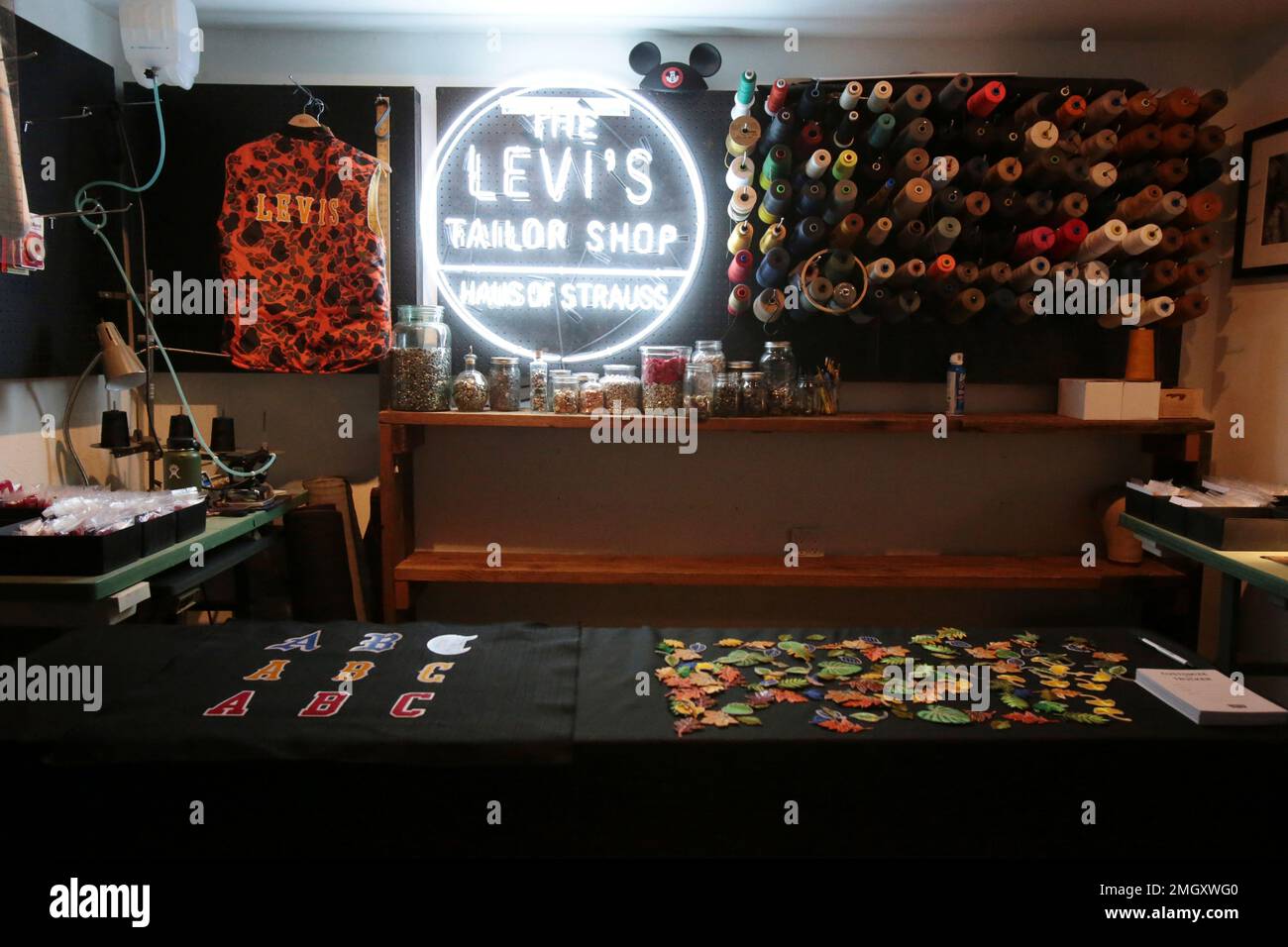 General view of atmosphere at the Levi's Music Project with Justin  Timberlake and FW19 Collection Launch at the Levi's Haus on Tuesday, Oct.  15, 2019, in Los Angeles. (Blair Raughley via AP