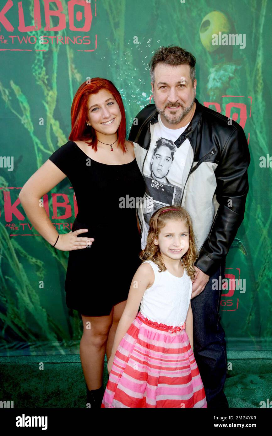 Briahna Joely Fatone, Kloey Alexandra Fatone and Joey Fatone seen at
