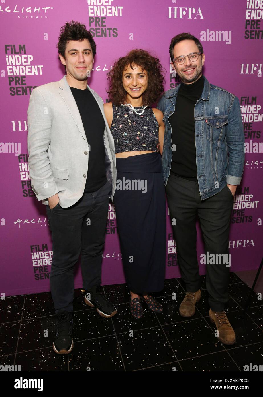 Director/writer Jeremy Teicher, Alexi Pappas and Nick Kroll seen at the