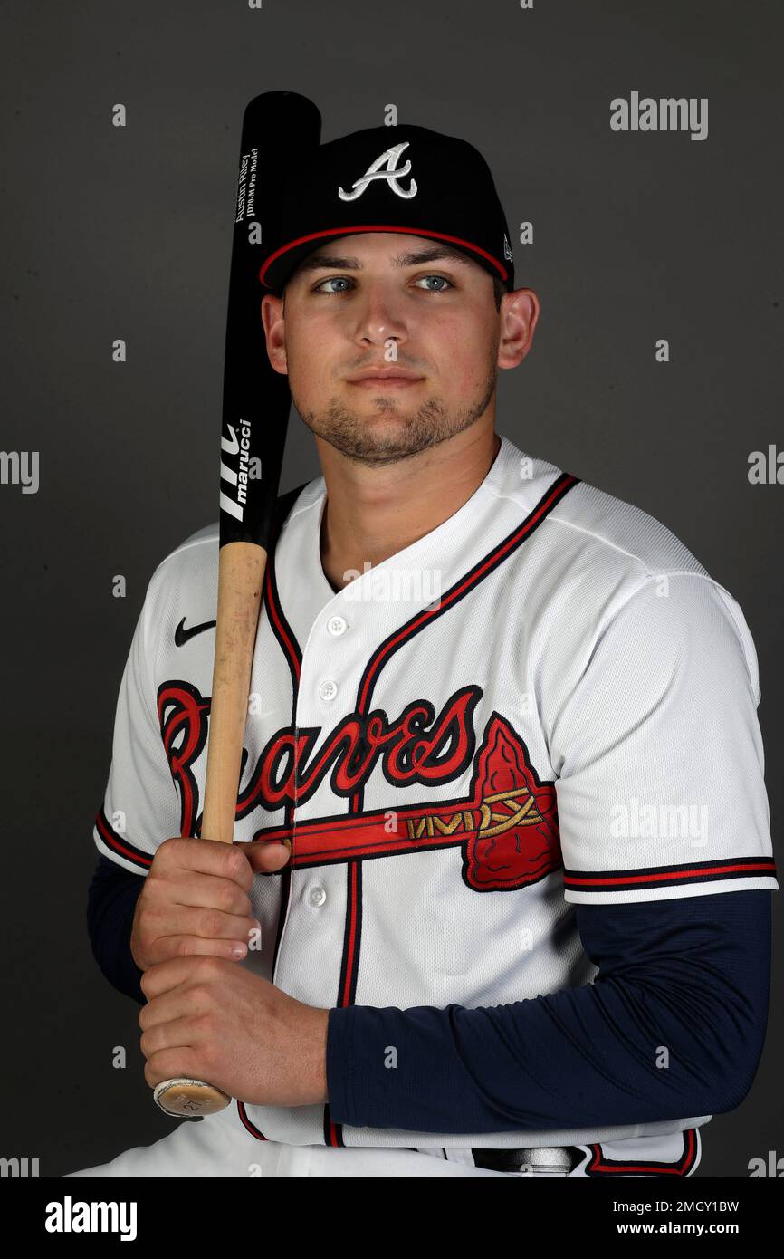 Austin Riley Roster Picl This is a 2020 photo of Austin Riley of the Atlanta Braves baseball ...