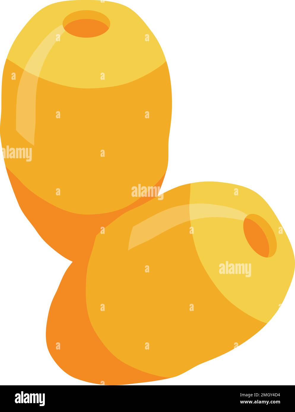golden-date-fruit-icon-isometric-vector-food-palm-sweet-dry-stock