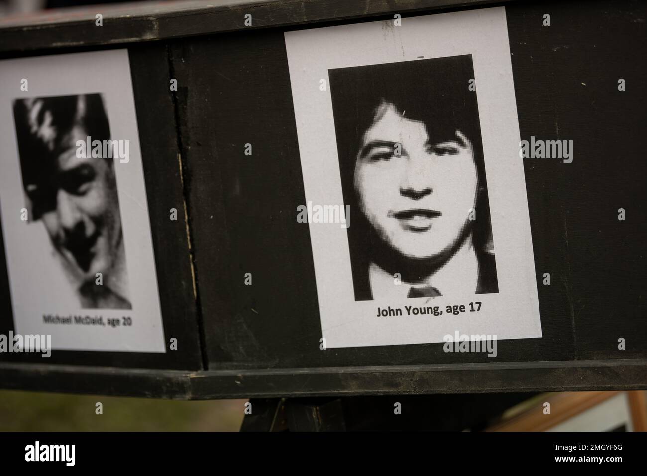 London, UK. 26th Jan, 2023. Annual Bloody Sunday commemoration and