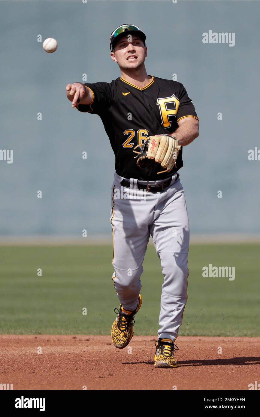 Pittsburgh Pirates' Adam Frazier during a spring training baseball