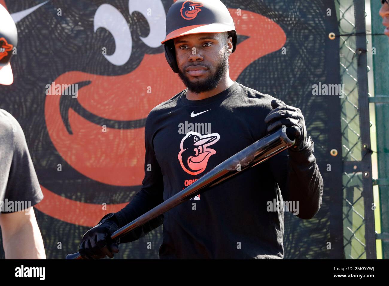 March 27, 2023; Sarasota FL USA; Baltimore Orioles center fielder Cedric  Mullins (31) heads to the dugout during an MLB spring training game against  t Stock Photo - Alamy