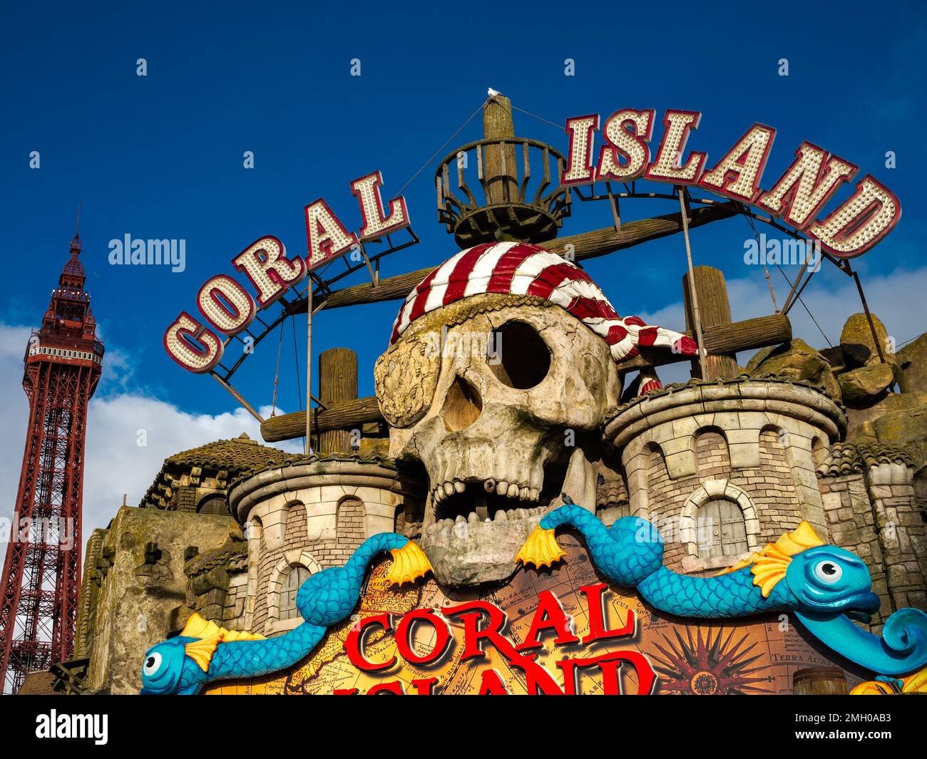 Blackpool Lancashire UK Jan 2023 Coral Island Amusement Arcade And blackpool-lancashire-uk-jan-2023-coral-island-amusement-arcade-and