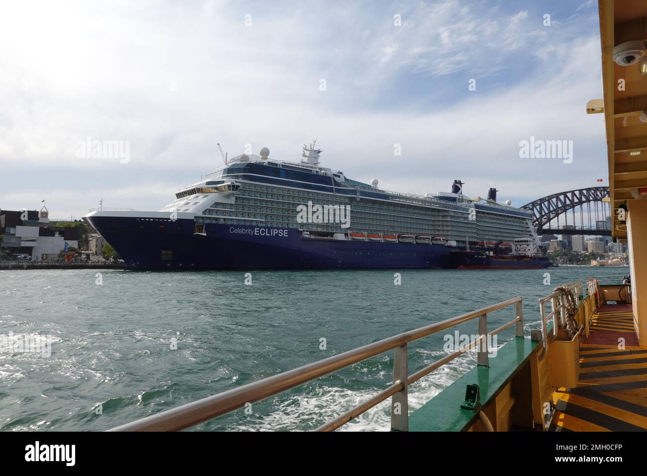 Celebrity Eclipse, Solisticclass cruise ship, moored at the