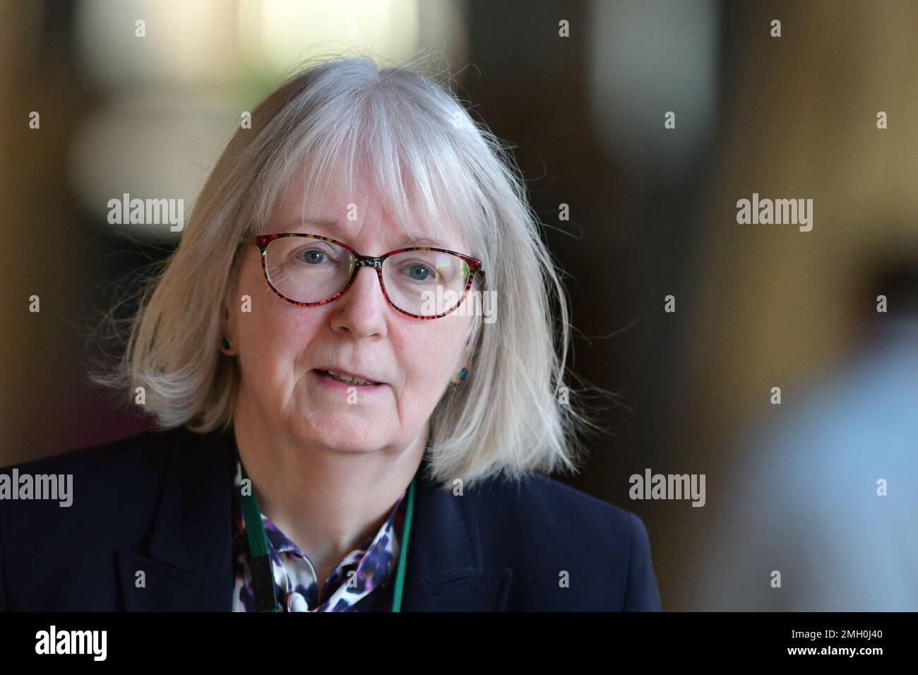 Edinburgh Scotland, UK 26 January 2023. Beatrice Wishart arrives for