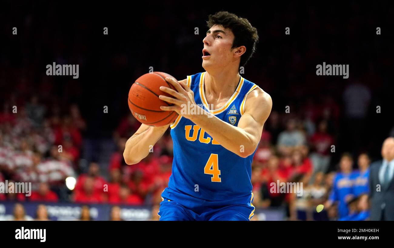 UCLA guard Jaime Jaquez Jr. (4) during the first half of an NCAA