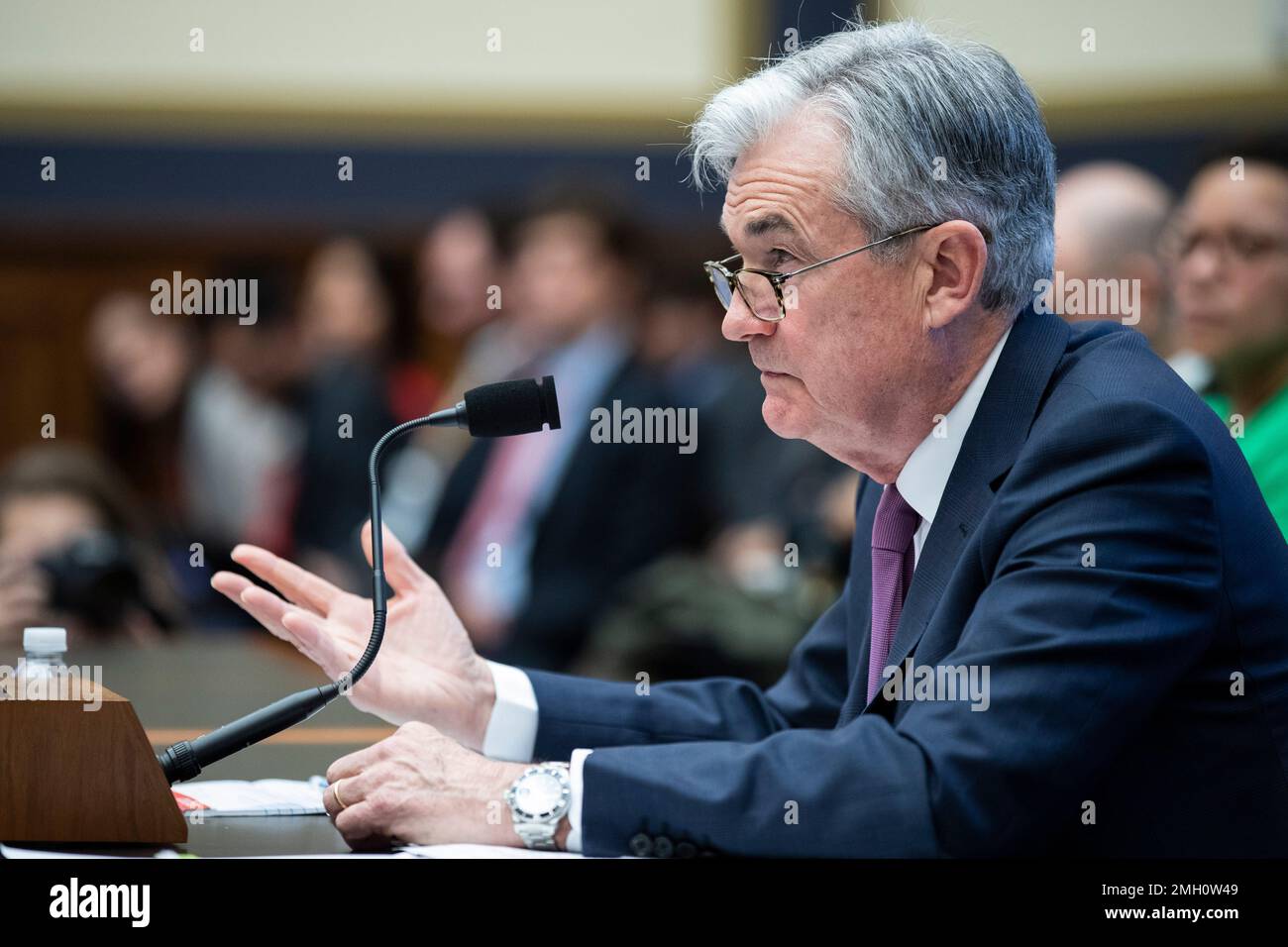 Federal Reserve Chairman Jerome Powell testifies before the House ...