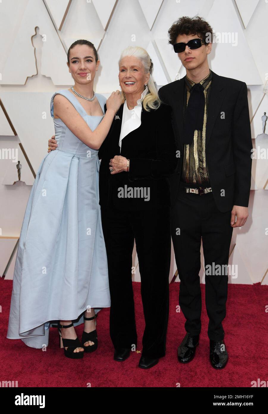 Jaya Harper, from left, Diane Ladd, and Ellery Harper arrive at the ...