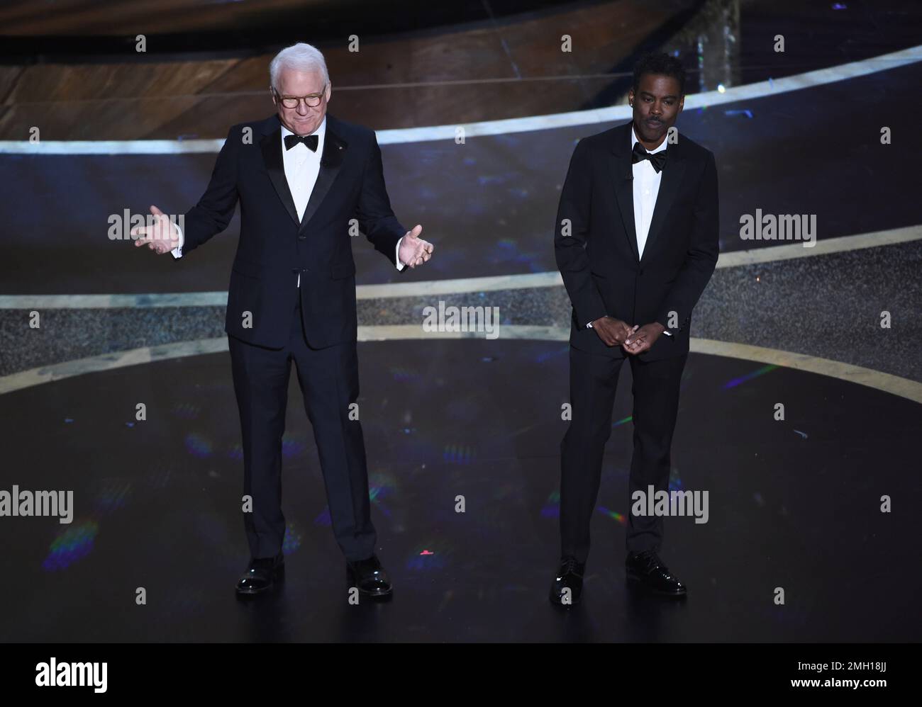 Steve Martin Left And Chris Rock Speak At The Oscars On Sunday Feb Steve Martin Left And Chris Rock Speak At The Oscars On Sunday Feb