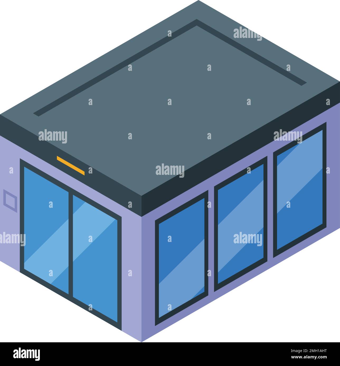 Automated car wash equipment icon isometric vector. Auto clean. Servie