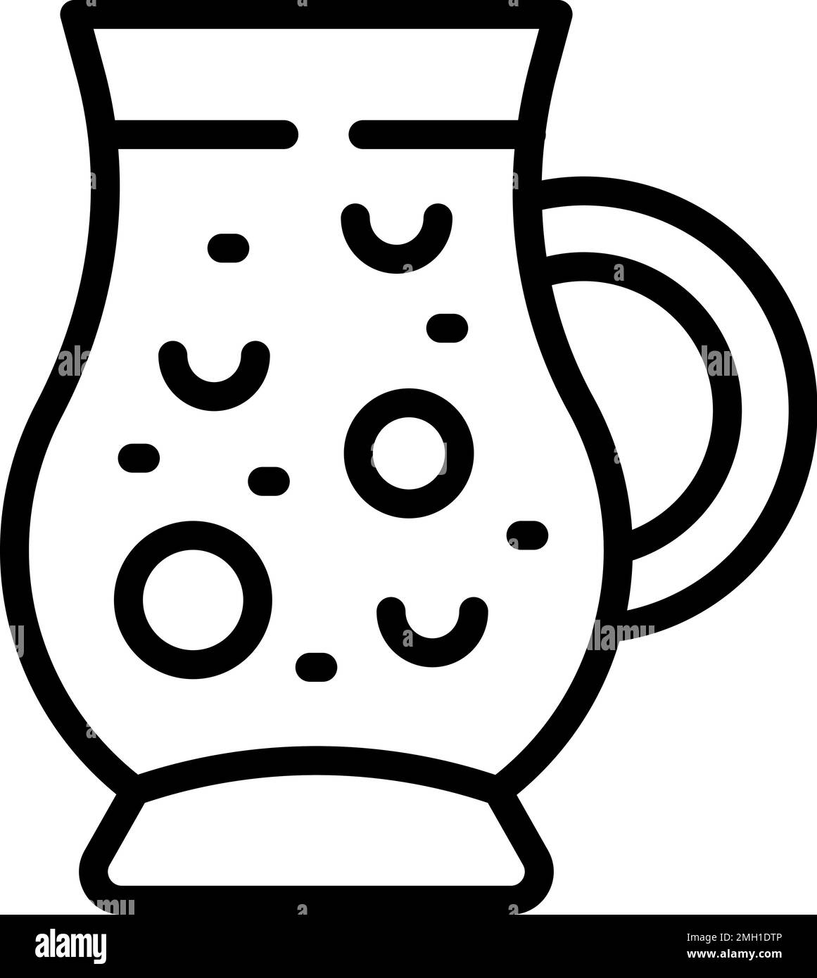 Fruit jug drink icon outline vector. Carrot juice. Food splash Stock