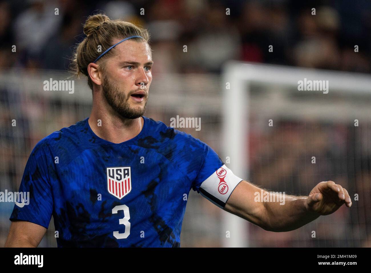 United States of America defender Walker Zimmerman (3) during an international friendly match against Serbia, Wednesday, January 25, 2023, at BMO Stad Stock Photo
