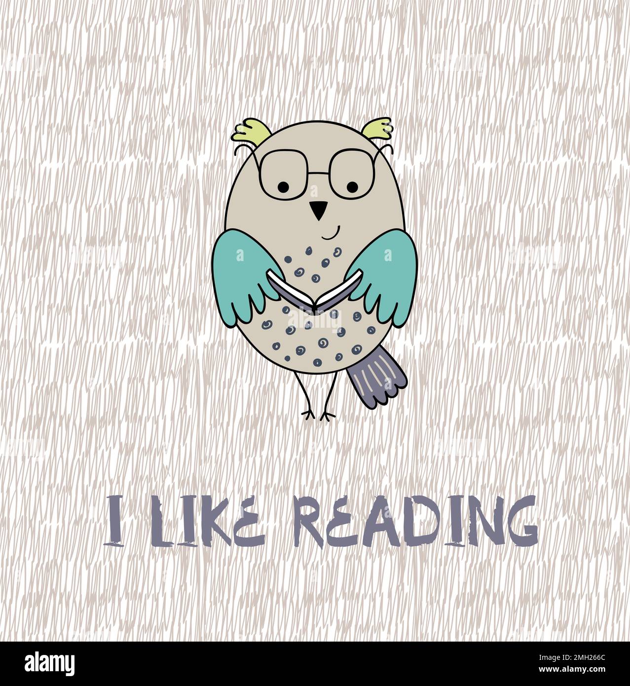 I like reading Stock Vector