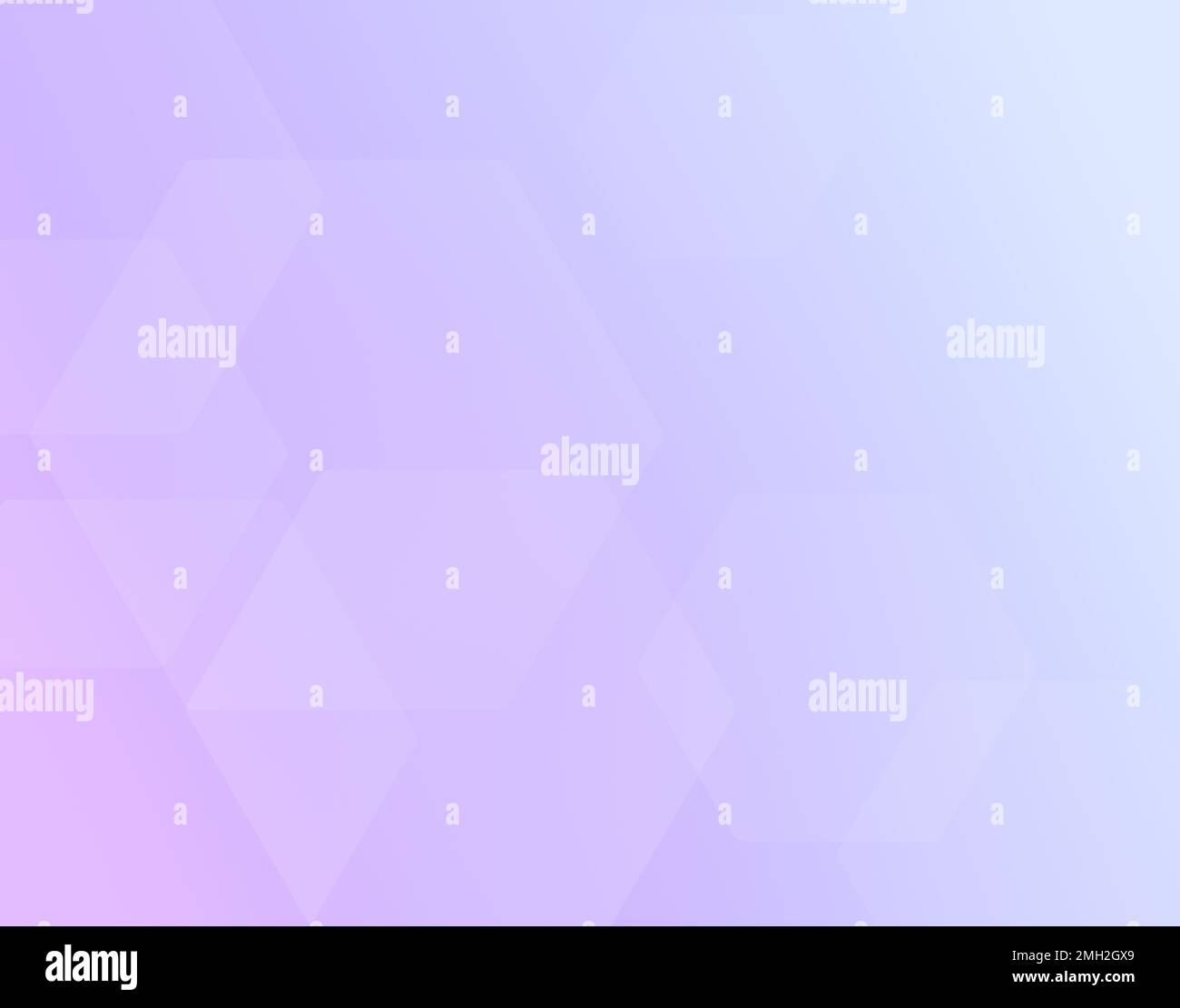 Transparent hexagons on pinkish purple to light blue color gradient