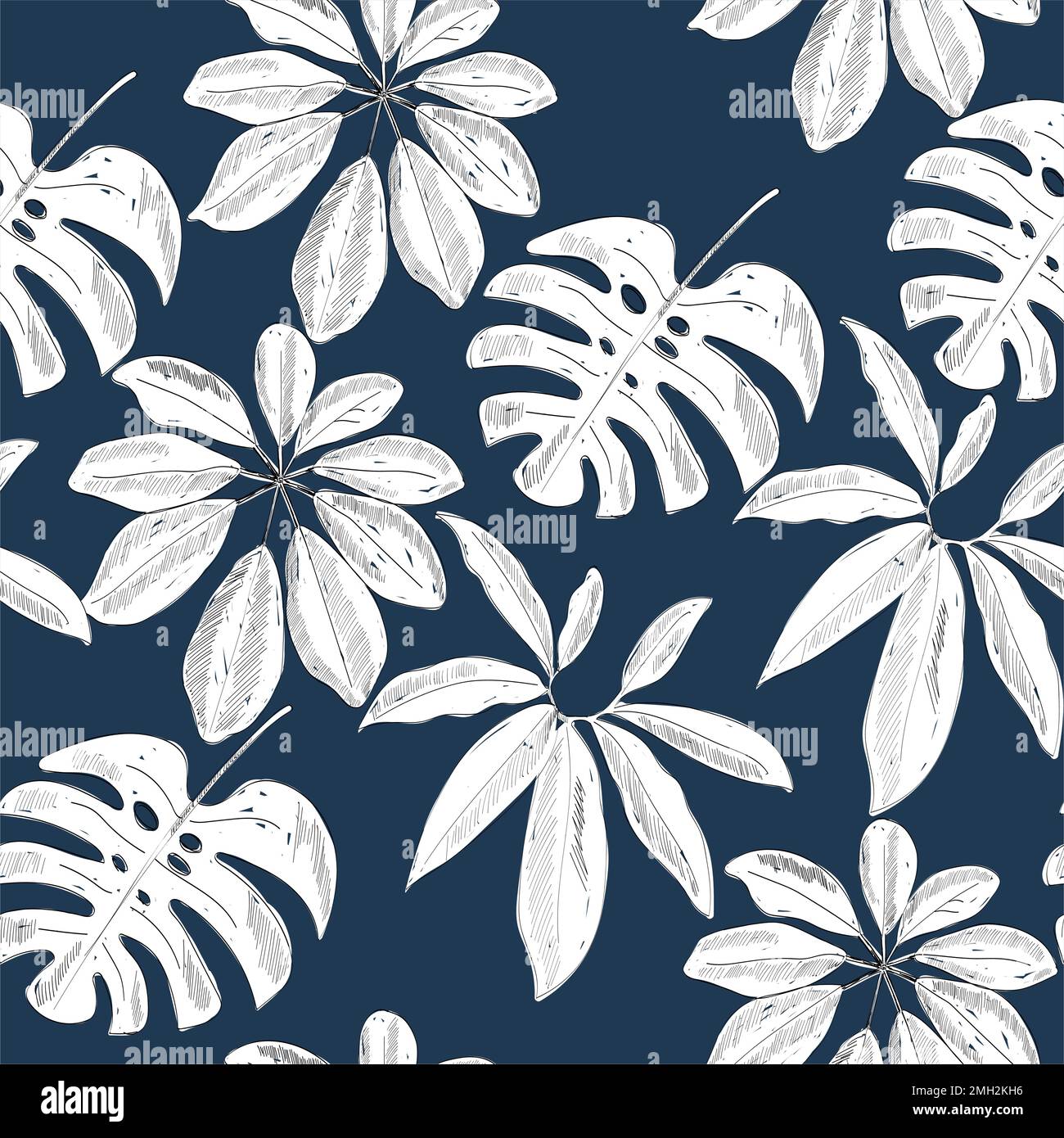 Tropical seamless pattern Stock Vector Image & Art - Alamy
