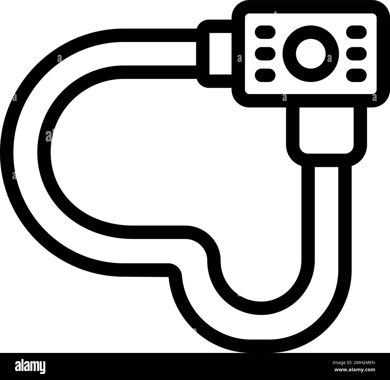 Bike locker icon outline vector. Lock bicycle. Sport safety Stock Vector Image & Art Alamy