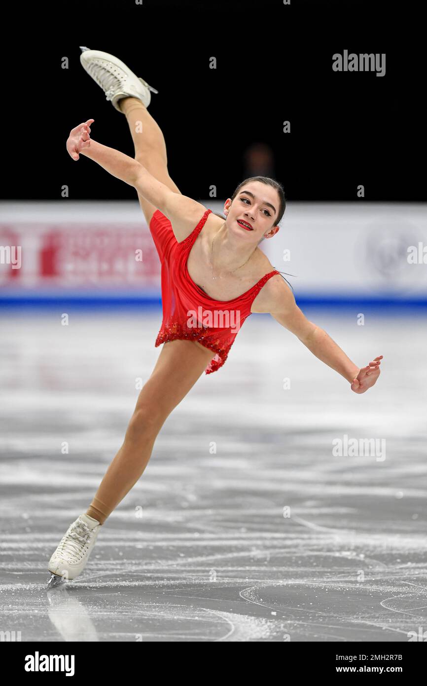 Lara Naki GUTMANN (ITA), during Women Short Program, at the ISU