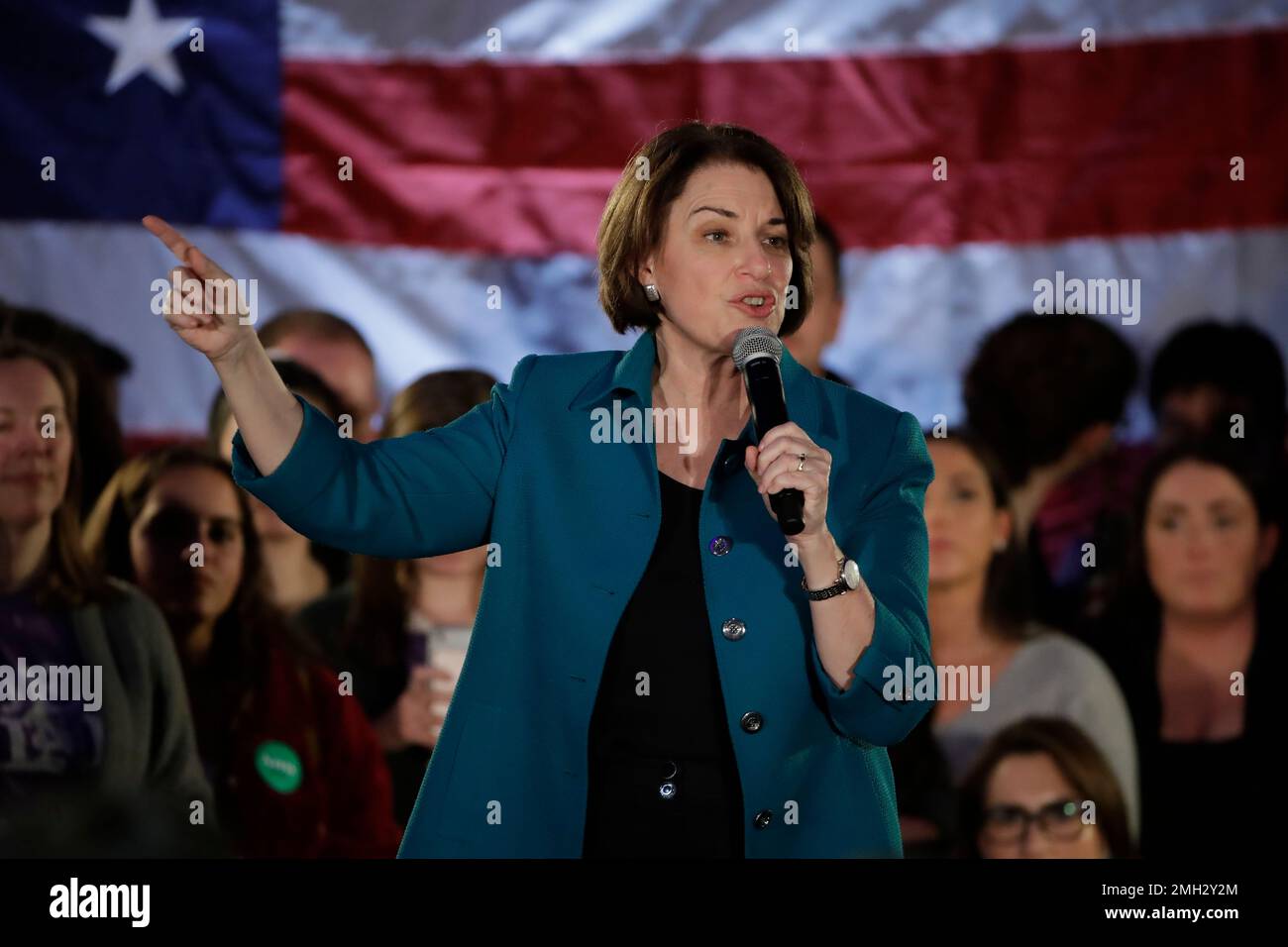 Democratic presidential candidate Sen. Amy Klobuchar, DMinn