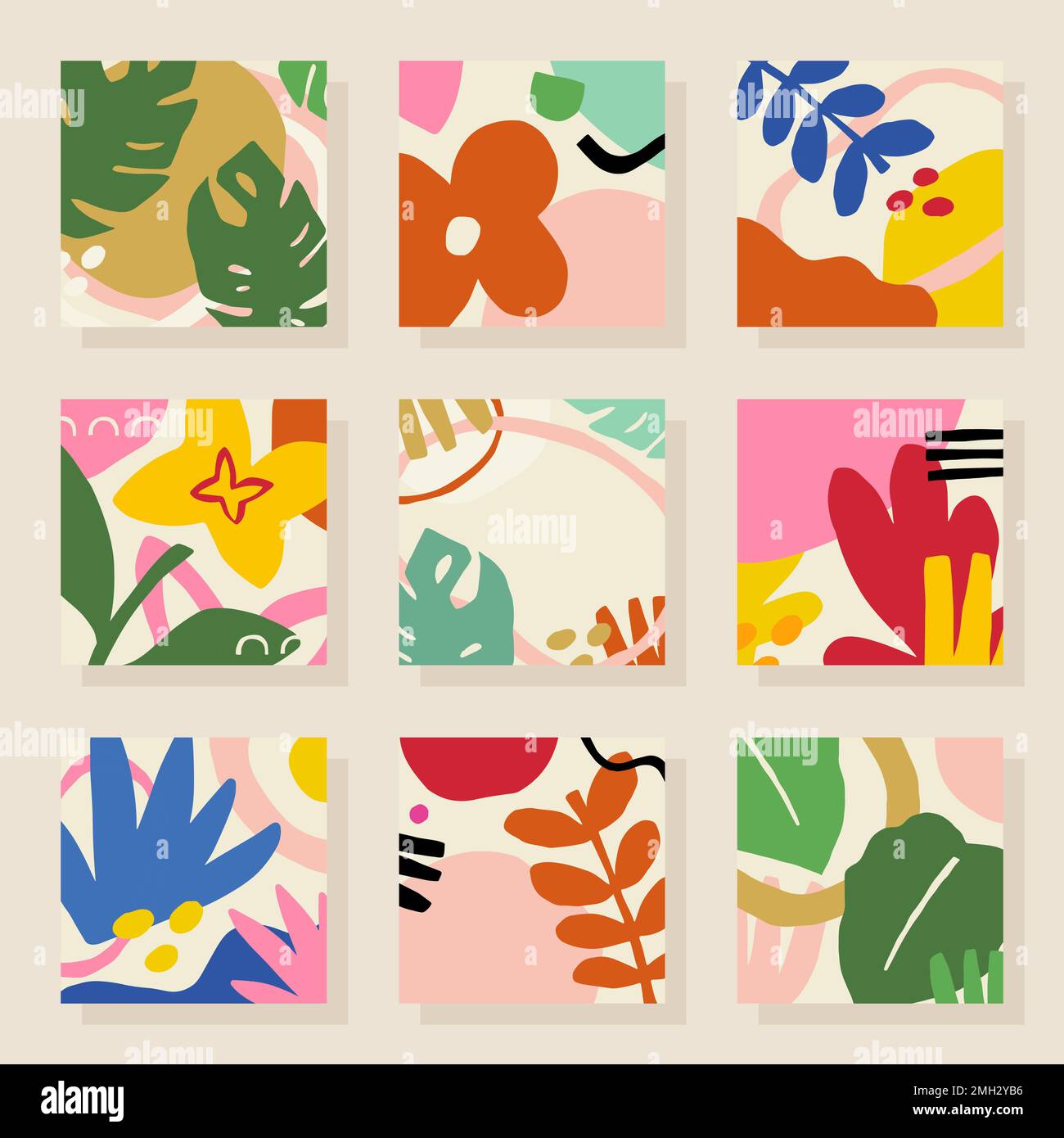 Tropical Patterned Tiles Design Element Set Vector Stock Vector Image tropical-patterned-tiles-design-element-set-vector-stock-vector-image