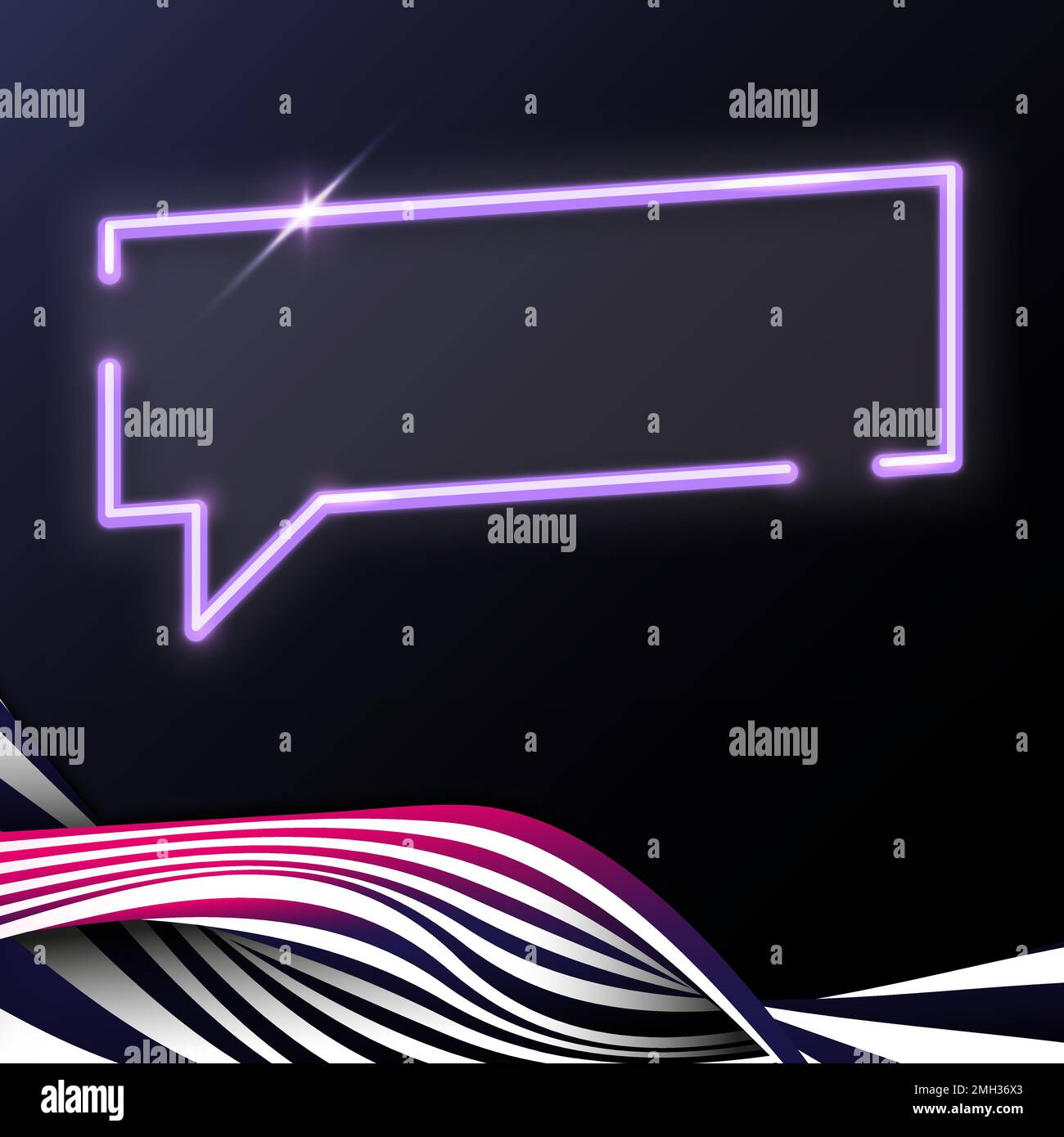 Purple speech balloon background vector Stock Vector