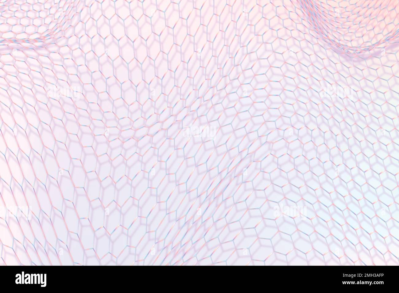 3D wave purple vector pattern design Stock Vector