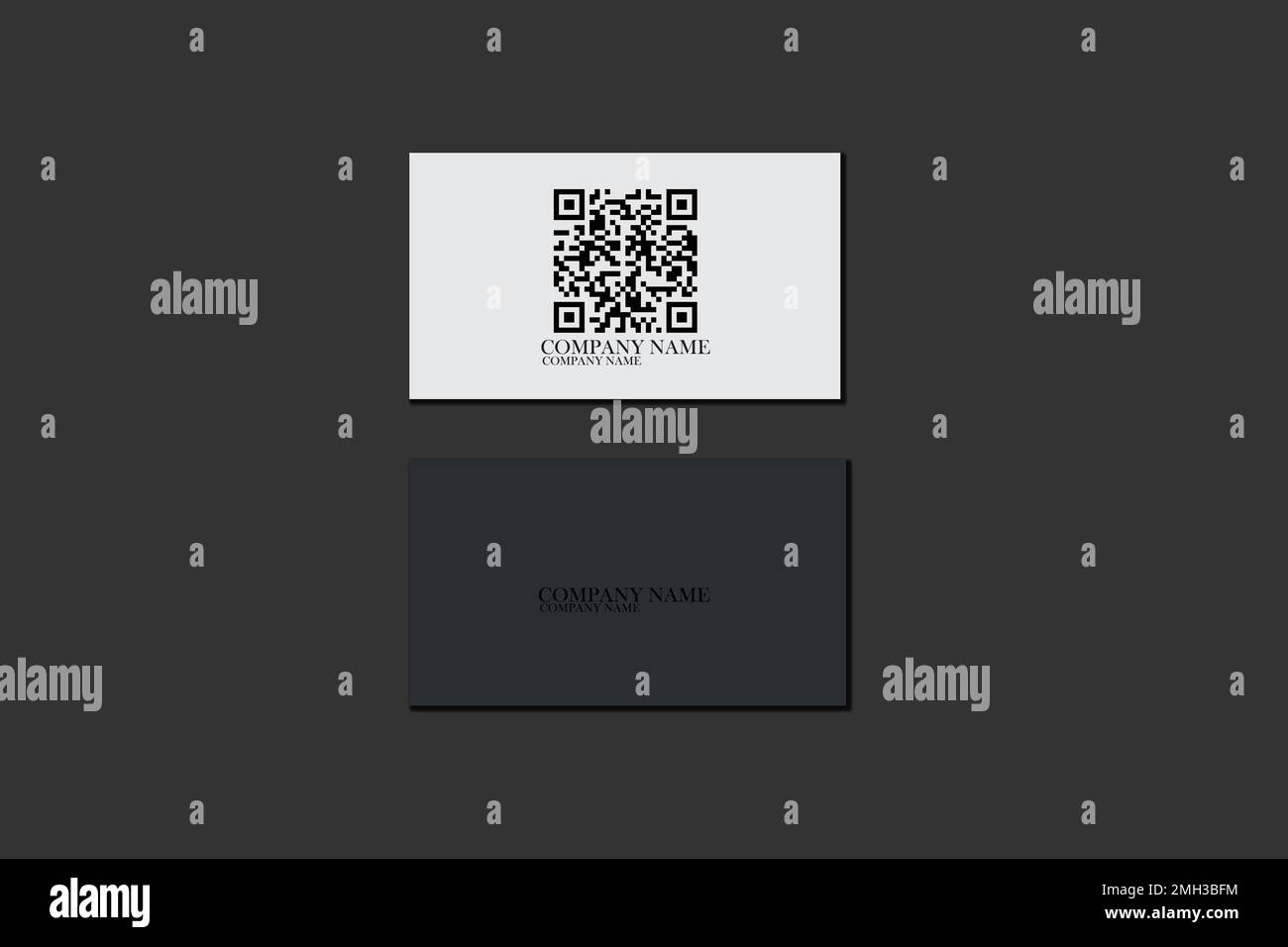 business card template design Stock Vector