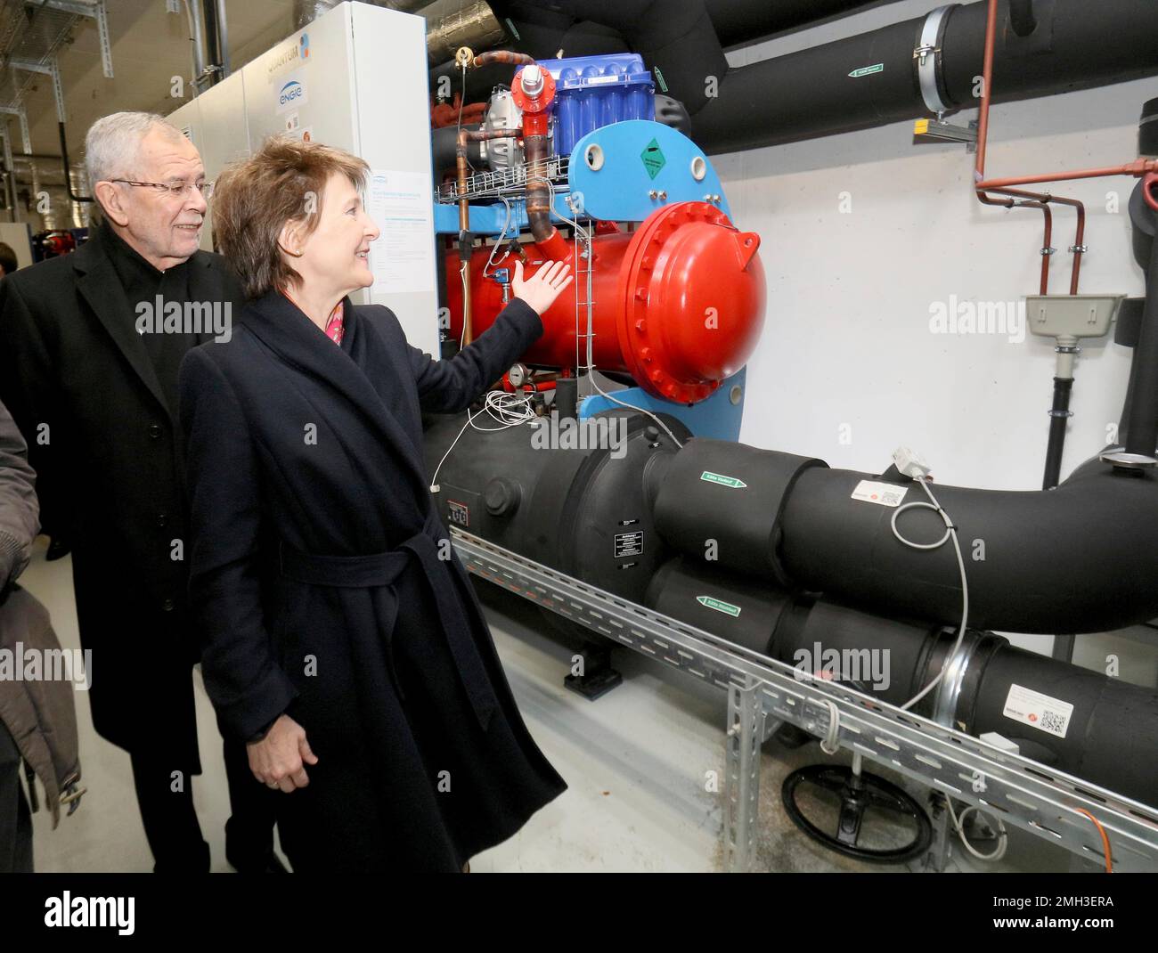 Austrian President Alexander Van der Bellen and Swiss President ...