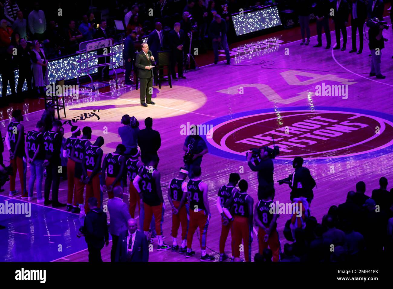 Blaha, Detroit Pistons radio and television playbyplay voice