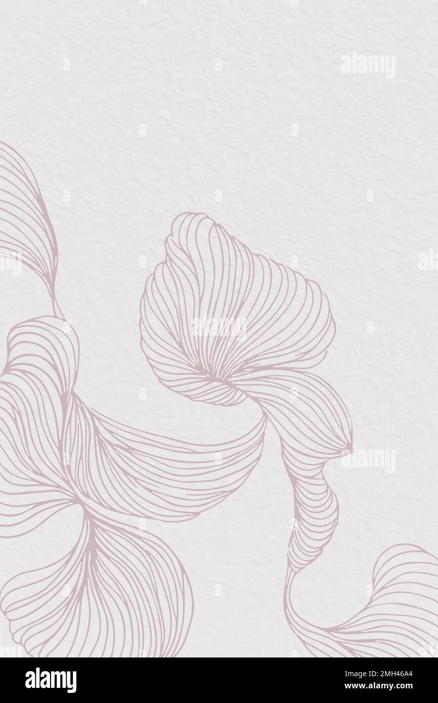 Pink floral abstract frame vector Stock Vector Image & Art - Alamy