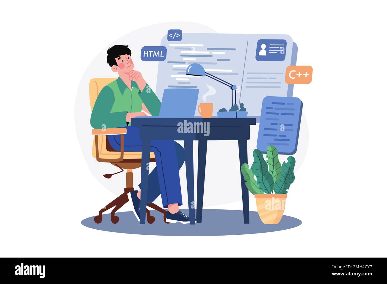 Keyboard coding Stock Vector Images - Alamy