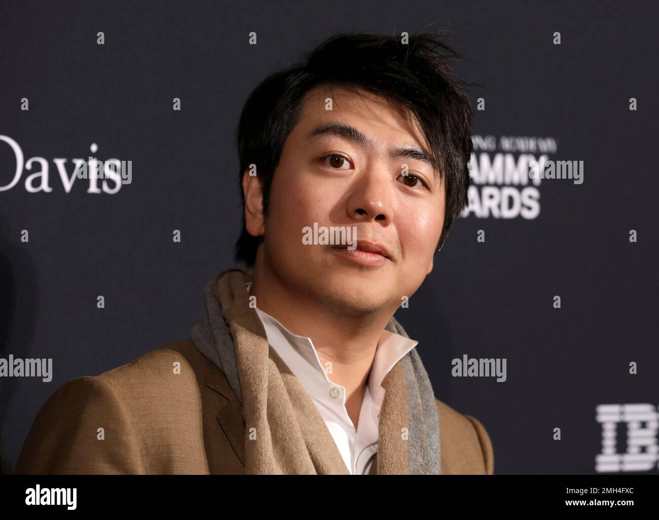 Lang Lang arrives at the Pre-Grammy Gala And Salute To Industry Icons