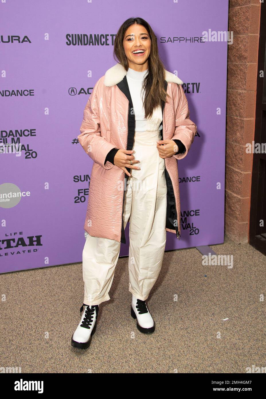 Actress Gina Rodriguez attends the premiere of "Kajillionaire" at the