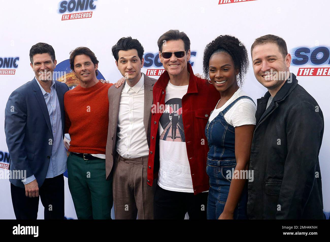 Director Jeff Fowler, From Left, Actors James Marsden, Ben Schwartz ...