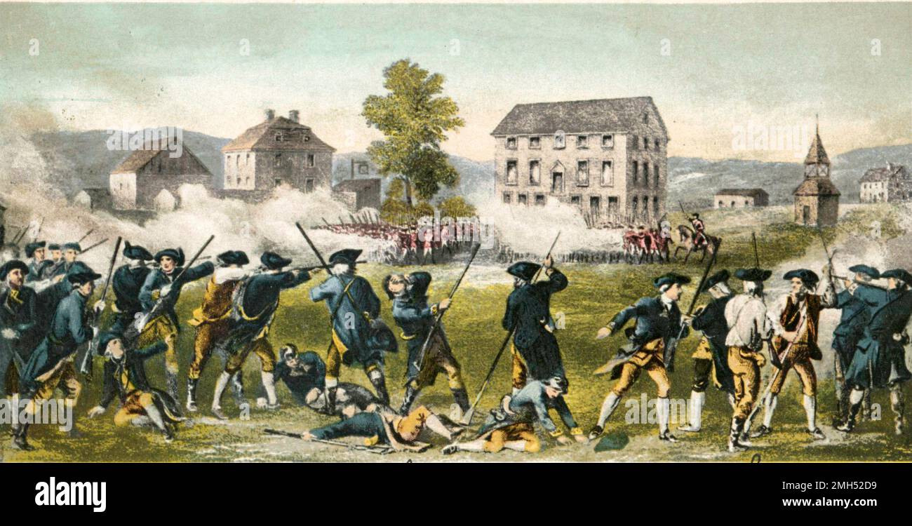 Battle of lexington hires stock photography and images Alamy
