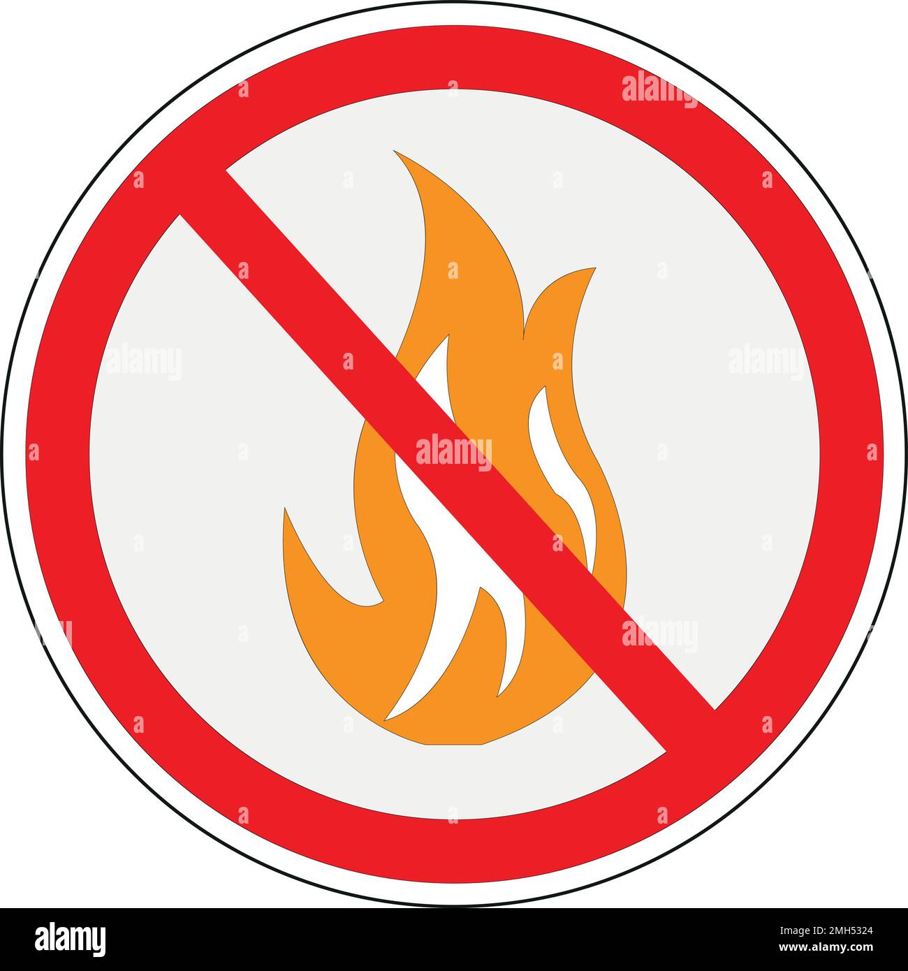 No fire sign Stock Vector Image & Art Alamy