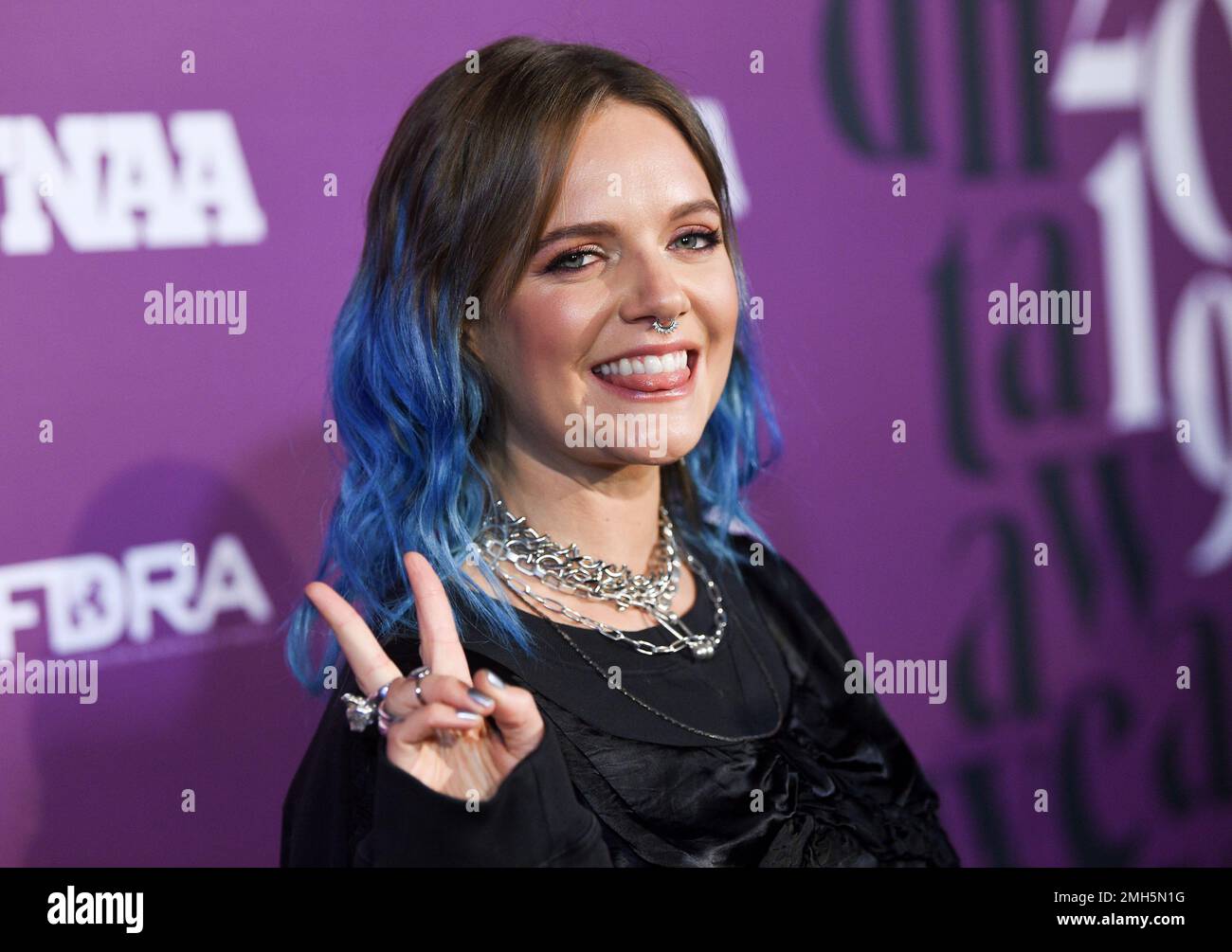 Singer Tove Lo attends the 2019 Footwear News Achievement Awards at the