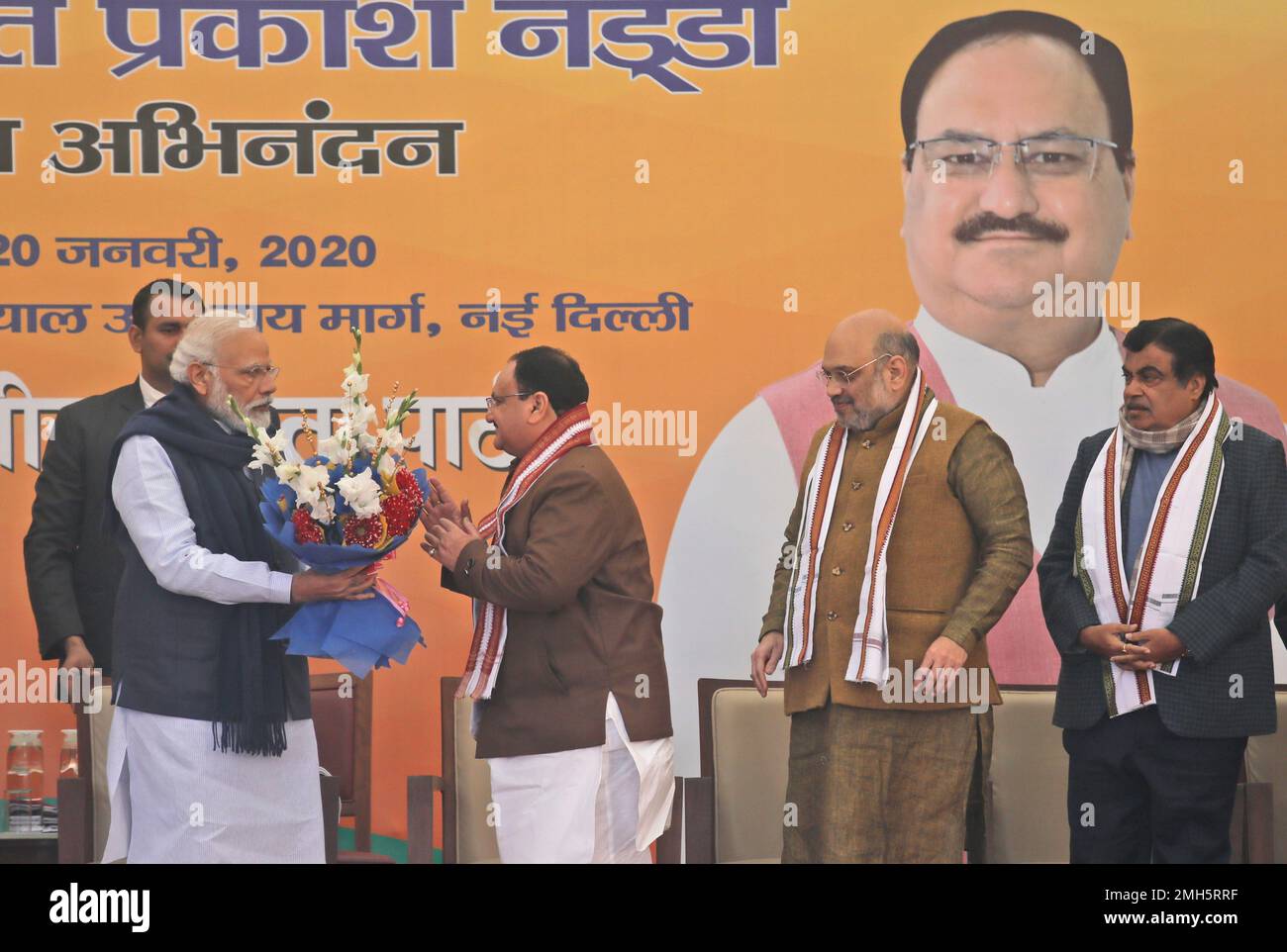 Indian Prime Minister Narendra Modi, Left, Congratulates Newly Elected ...