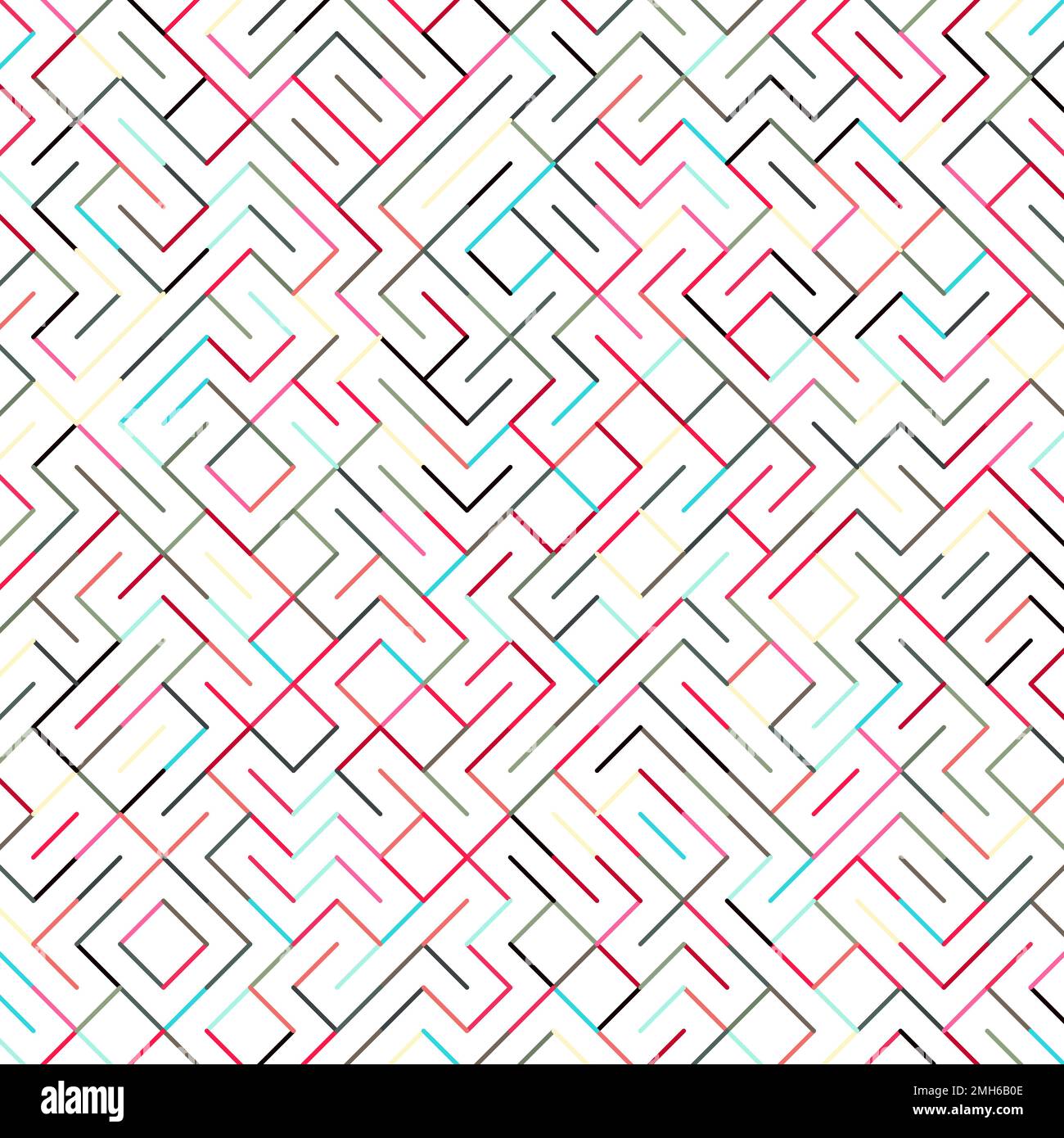 Rotation Line Pattern Color rotated lines background generative pattern illustration Stock ...