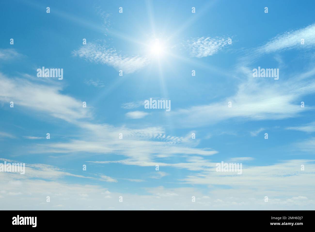 Blue sky white clouds star hi-res stock photography and images - Alamy