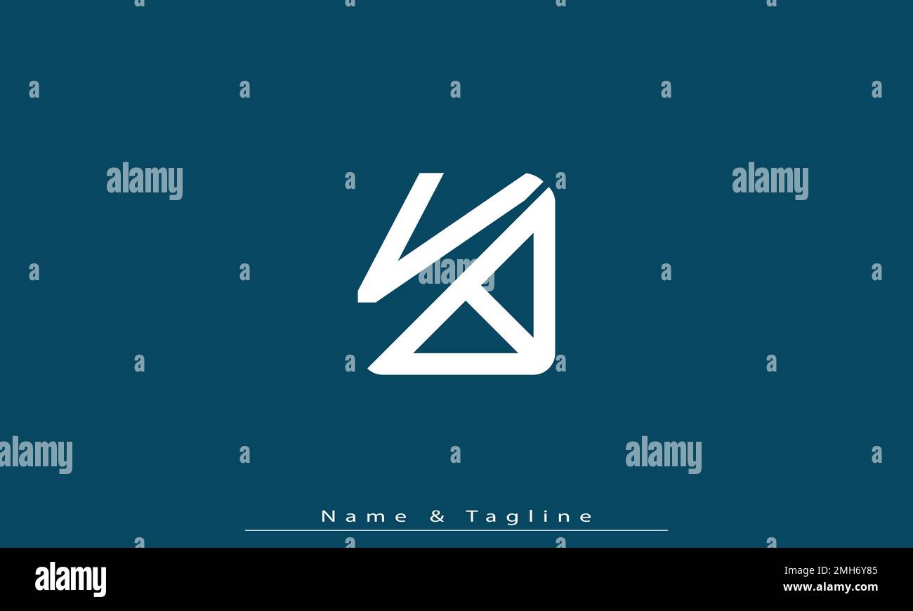 Alphabet letters Initials Monogram logo VB , BV Stock Vector