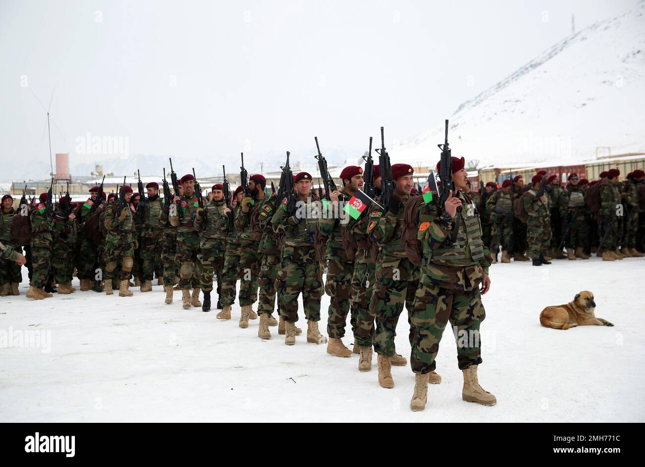 Afghan Army commandos attend their graduation ceremony after a 3 1/2 ...
