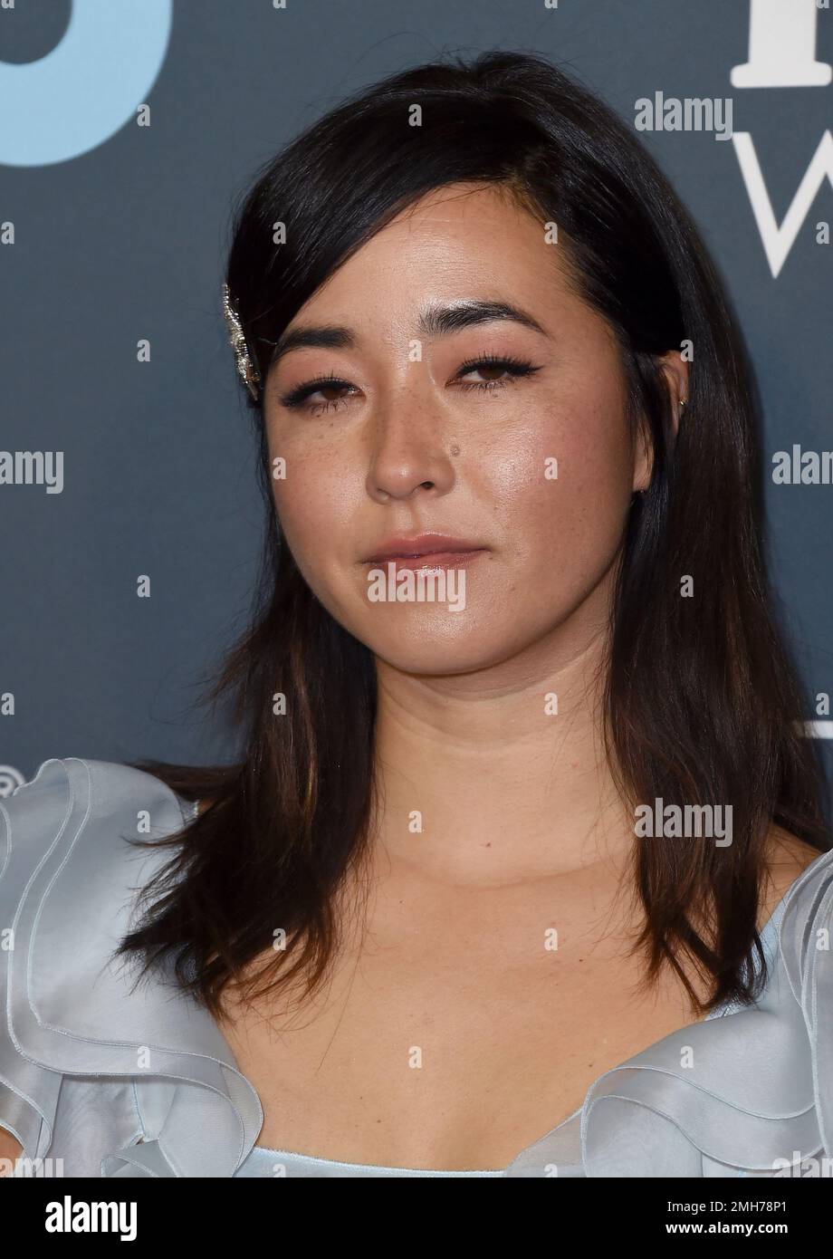 Maya Erskine arrives at the 25th annual Critics' Choice Awards on Sunday, Jan. 12, 2020, at the