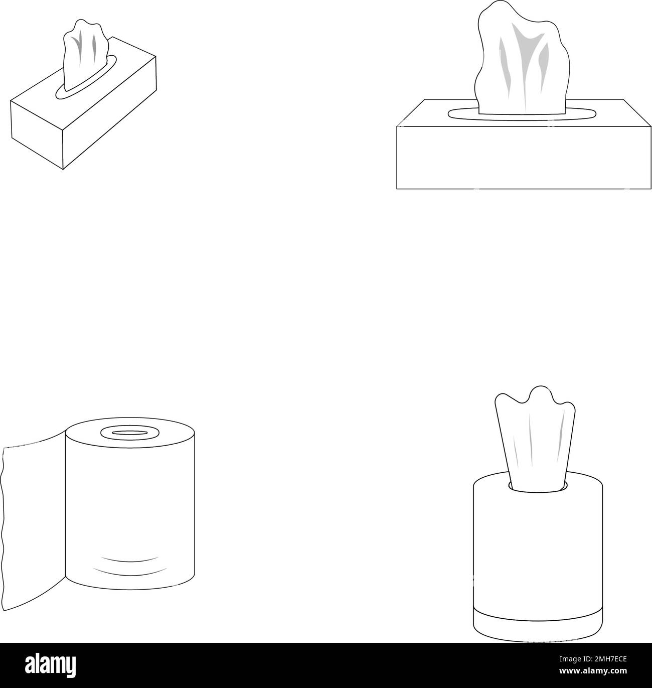 tissue logo stock illustration design Stock Vector