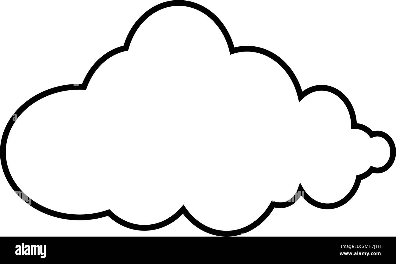 cloud logo vector icon template Stock Vector Image & Art - Alamy