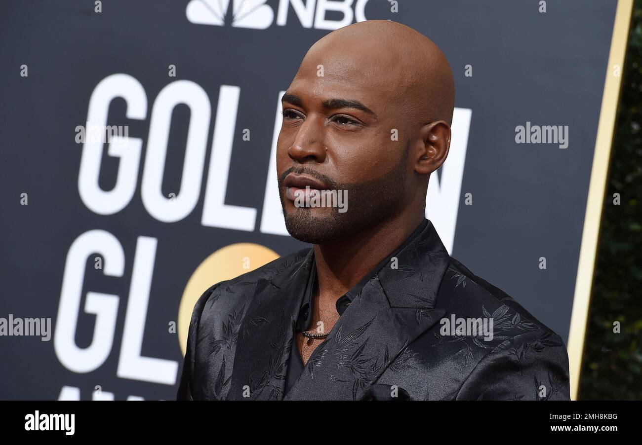 Karamo Brown arrives at the 77th annual Golden Globe Awards at the