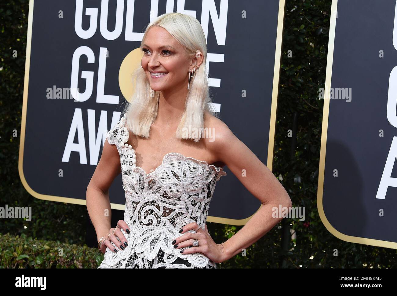 Zanna Roberts Rassi arrives at the 77th annual Golden Globe Awards at ...