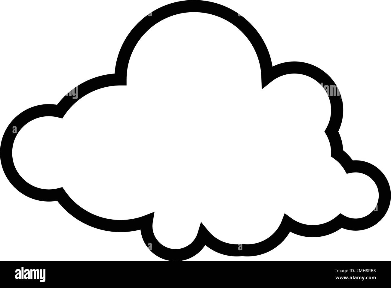 cloud logo vector icon template Stock Vector Image & Art - Alamy